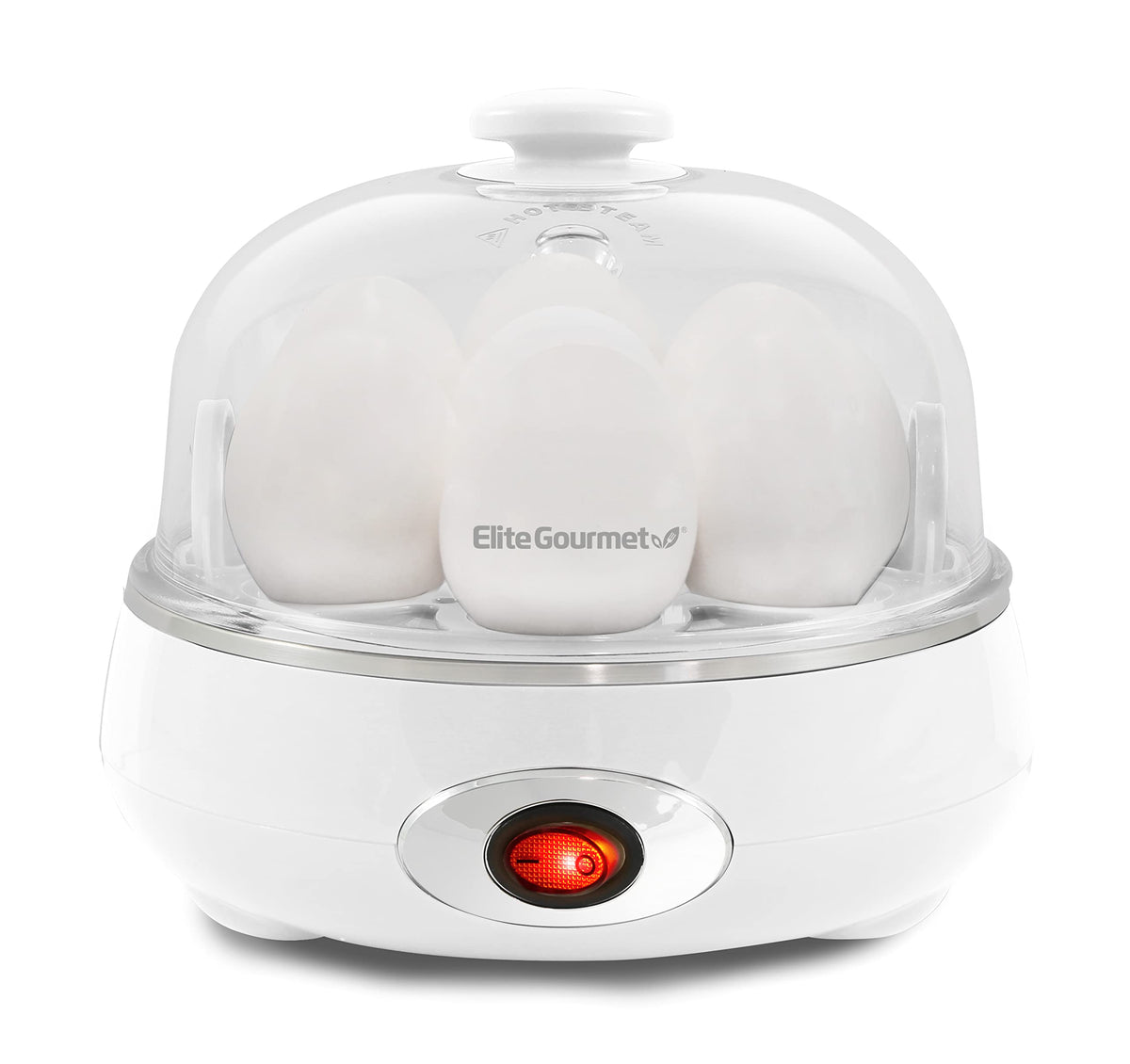 Elite Gourmet EGC115M Easy Egg Cooker, 7-Egg, BPA-Free, Retro Mint | Cooks soft, medium, or hard-boiled eggs with auto shut-off - electric operation - includes measuring cup
