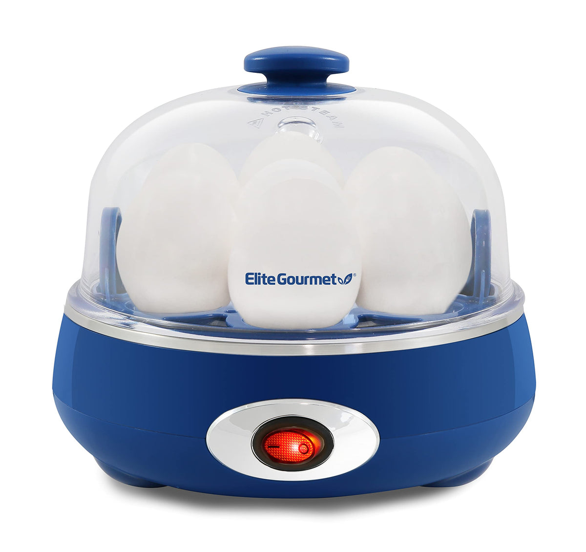 Elite Gourmet EGC115M Easy Egg Cooker, 7-Egg, BPA-Free, Retro Mint | Cooks soft, medium, or hard-boiled eggs with auto shut-off - electric operation - includes measuring cup