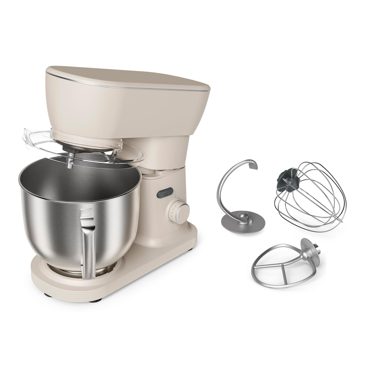 bella 3.5 Qt Hand & Stand Mixer, 2 in 1 Electric Mixer with Bowl, Oatmilk