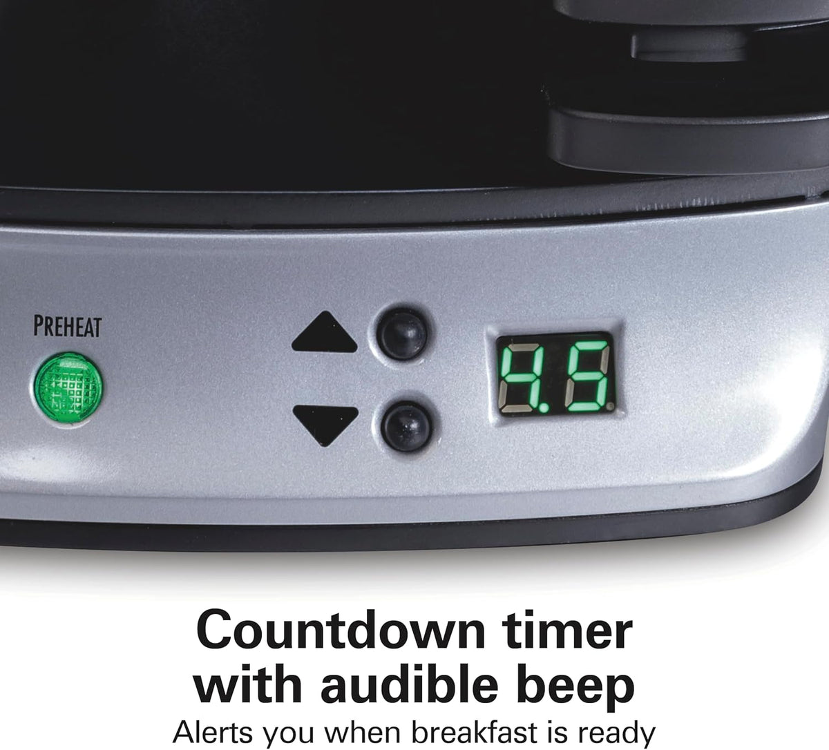 Hamilton Beach Dual Breakfast Sandwich Maker with Egg Cooker Rings & Timer