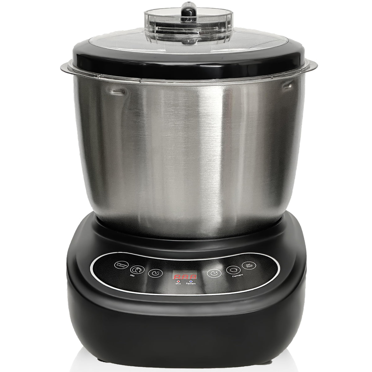 Dough Mixer 7.4QT Large Capacity Electric Dough Maker with Ferment Function for Baking Bread Dough&Pizza Dough - Dough whisk 304 Stainless Steel Blender Add water/seasoning with Top Small Window